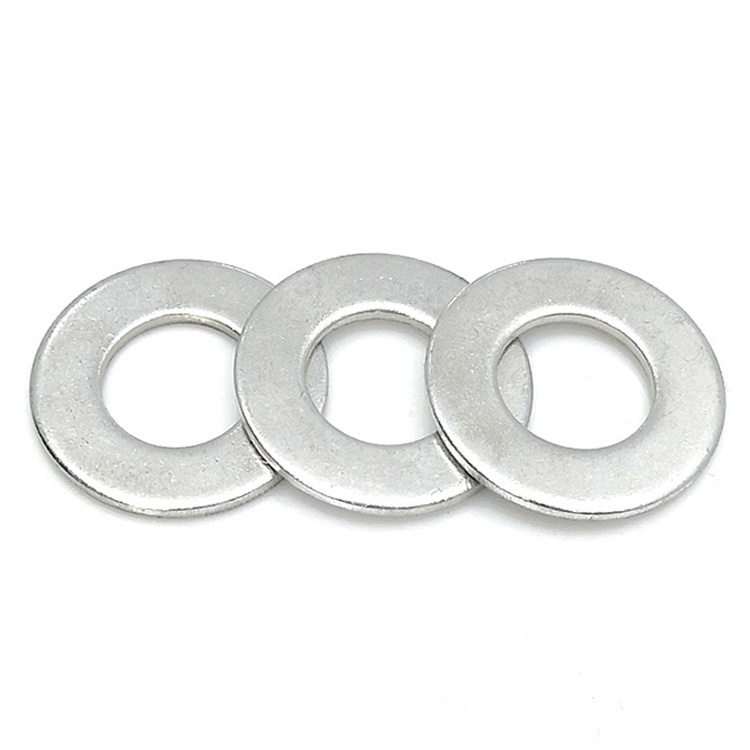 Blue White Zinc Plated Steel DIN125 Flat Washers