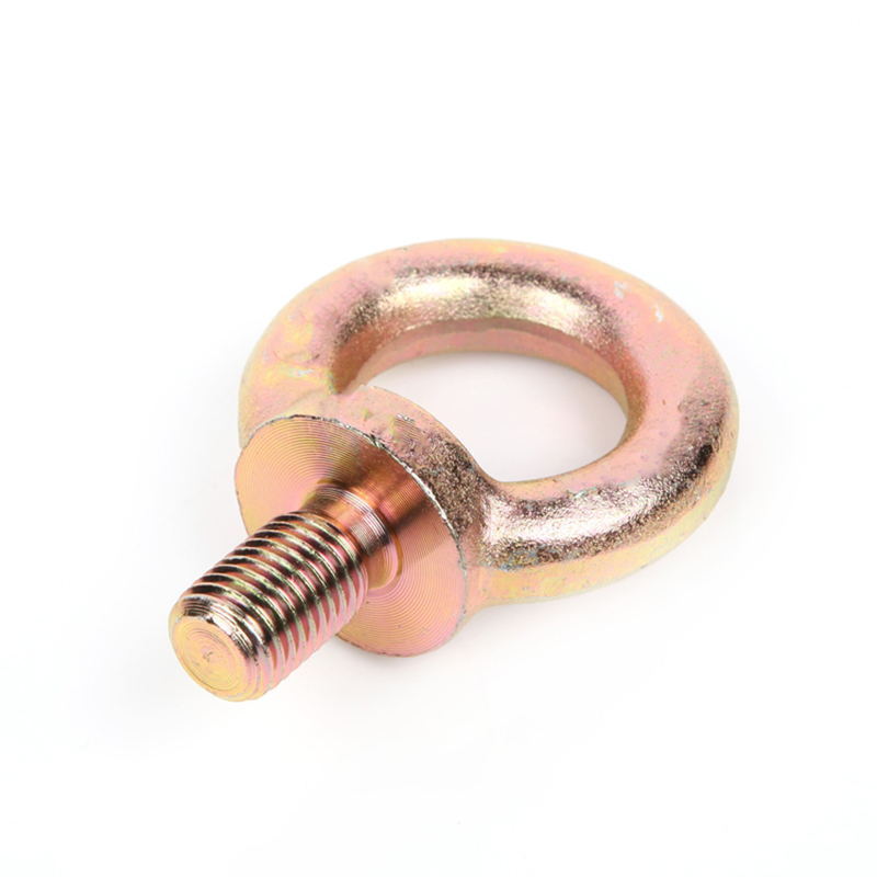 High Strength Grade 4.8 8.8 10.9 12.9 Steel Color Yellow Zinc Plated DIN580 Eye Bolts