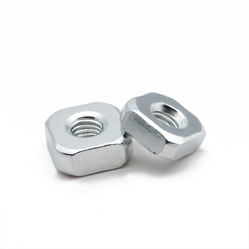 High Strength Grade 4 8 10 12 Steel Galvanized Blue White Zinc Plated DIN577 Square Nuts