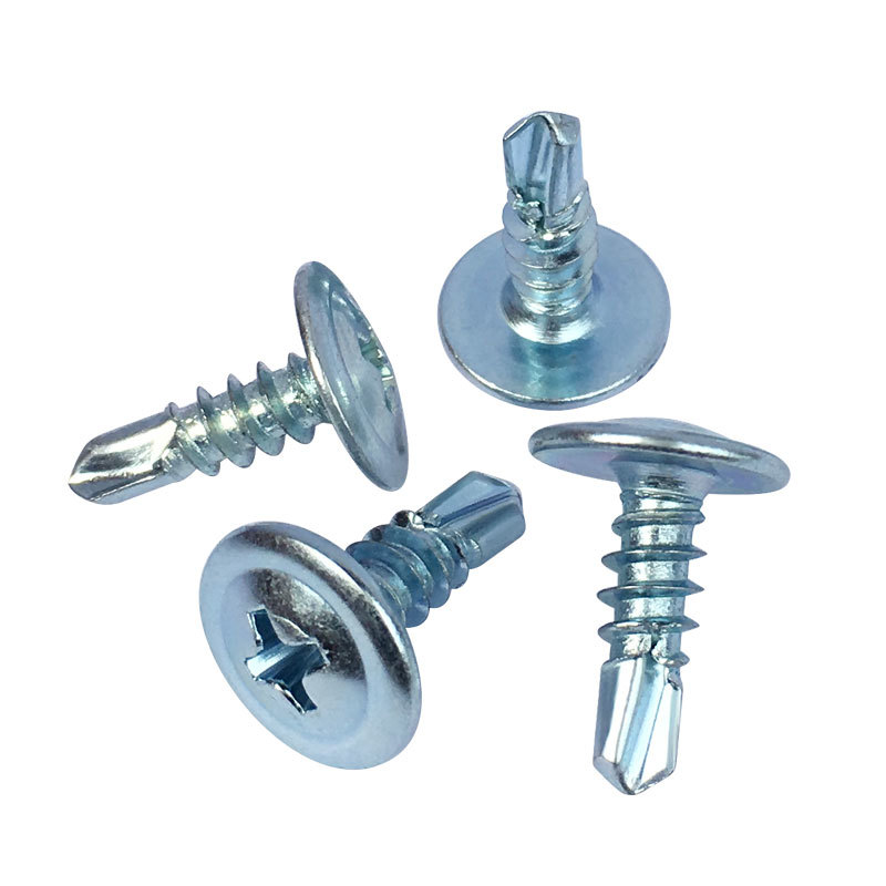 Zinc Plated Large Flat Head Drill Screw Self-drillng Screws