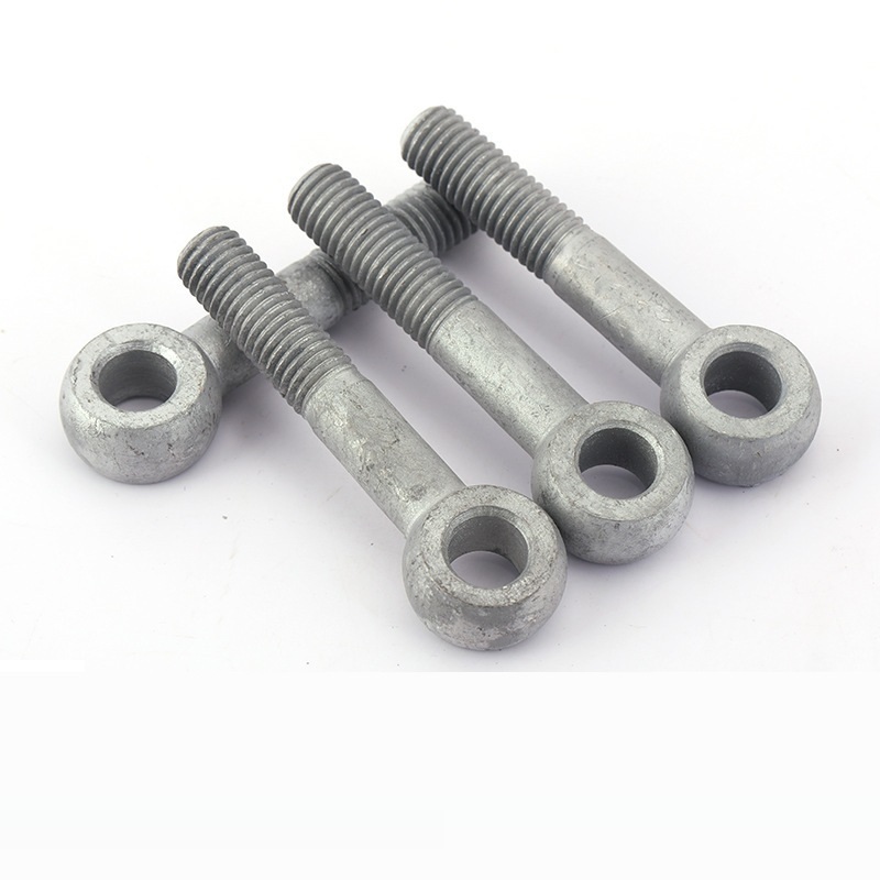 High Strength Grade 4.8 8.8 10.9 12.9 Steel Hot Dip Galvanized HDG DIN444 Eye Bolts