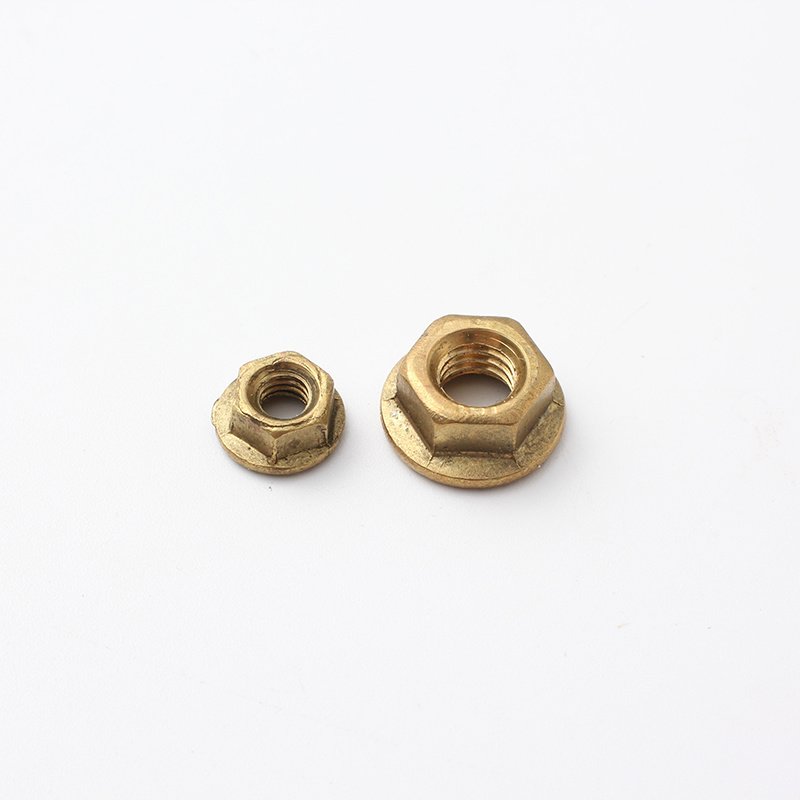 Écrou à bride hexagonal en cuivre et laiton DIN6923-Hebei Chengyi