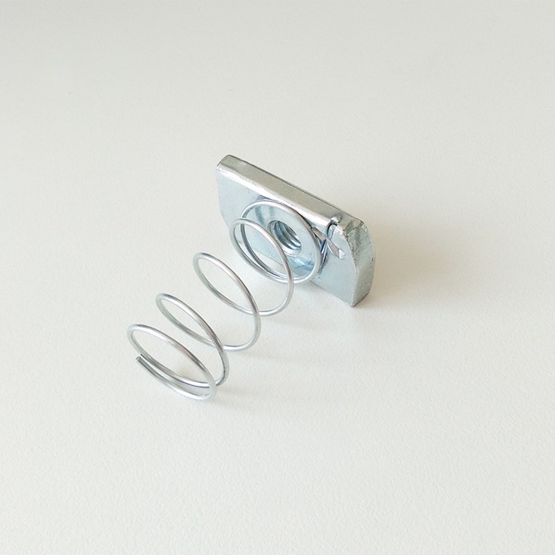 High Strength Grade 4 8 10 12 Steel Galvanized Blue White Zinc Plated Spring Channel Nuts