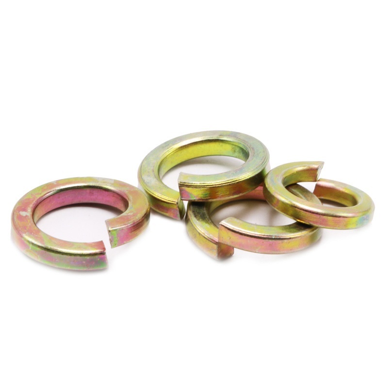 Color Yellow Zinc Plated Steel DIN127 Spring Washers-Hebei Chengyi