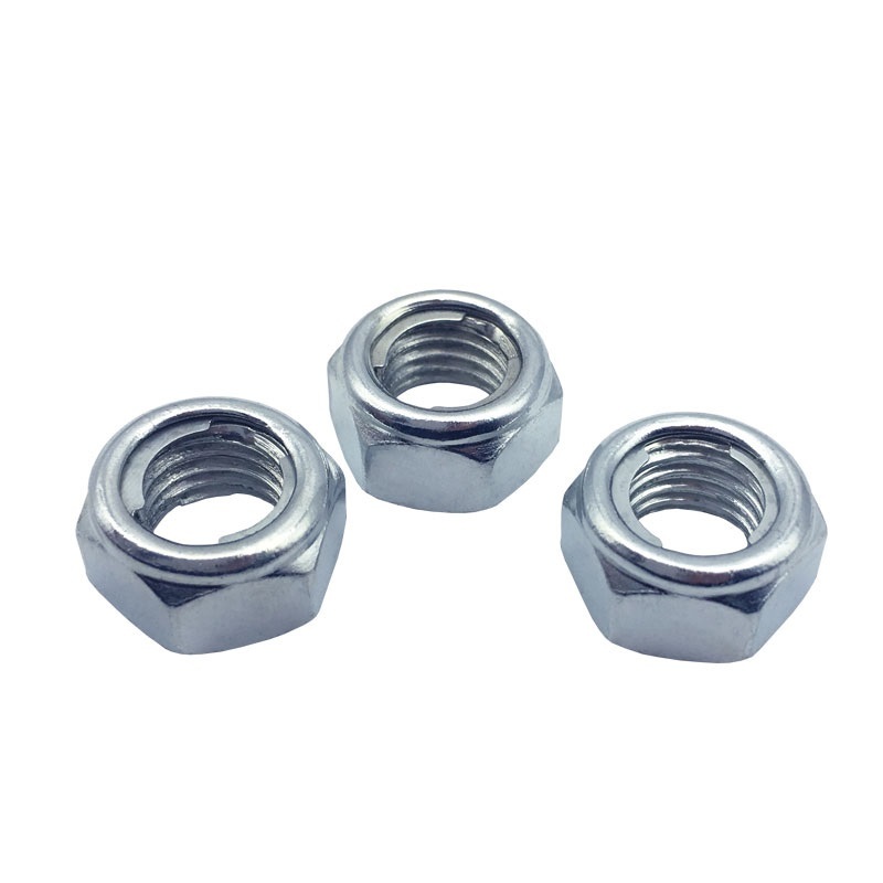 High Strength Grade 4 8 10 12 Steel Galvanized Blue White Zinc Plated DIN980V DIN980M All Metal Lock Nuts