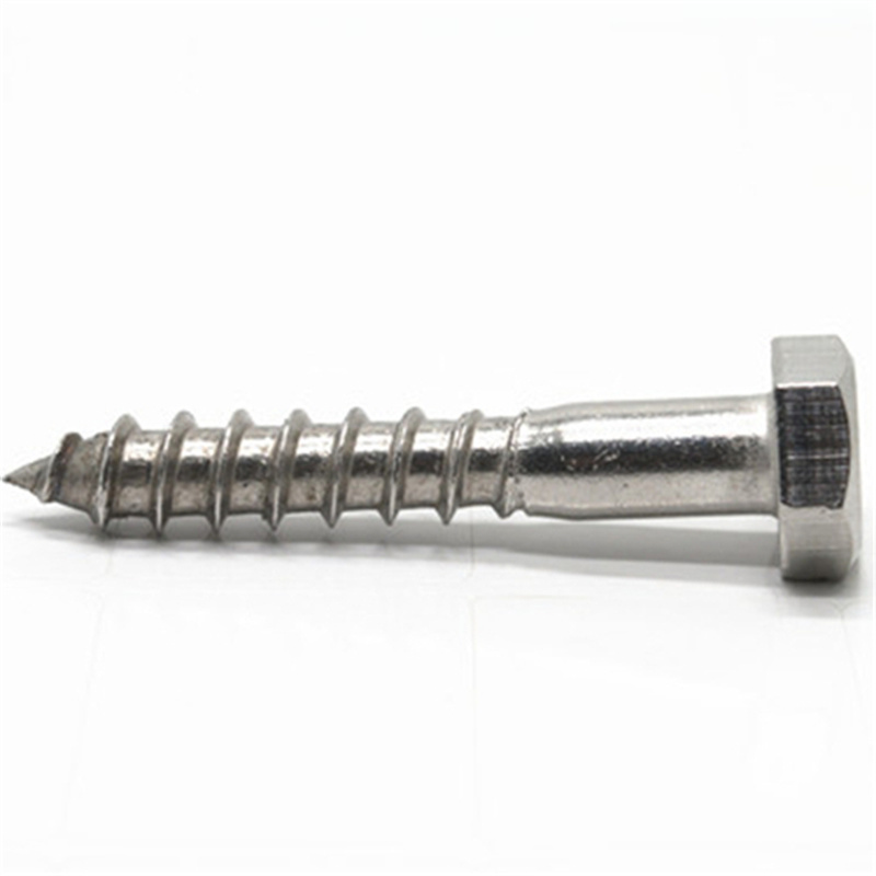 Stainless Steel SS304 SS316 SS201 Hexagon Head Hex Wood Screws