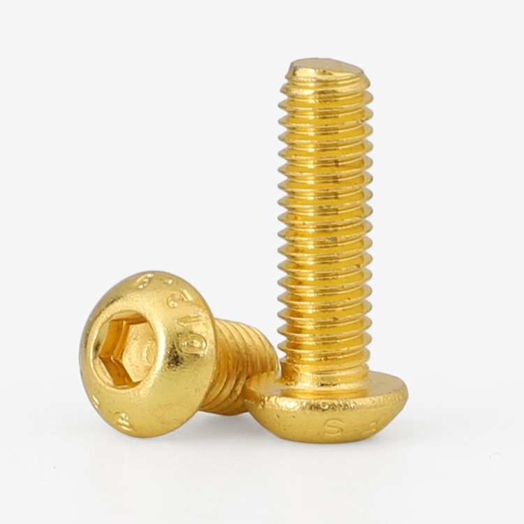 Copper Brass ISO7380 Button Head Hex Socket Bolts-Hebei Chengyi