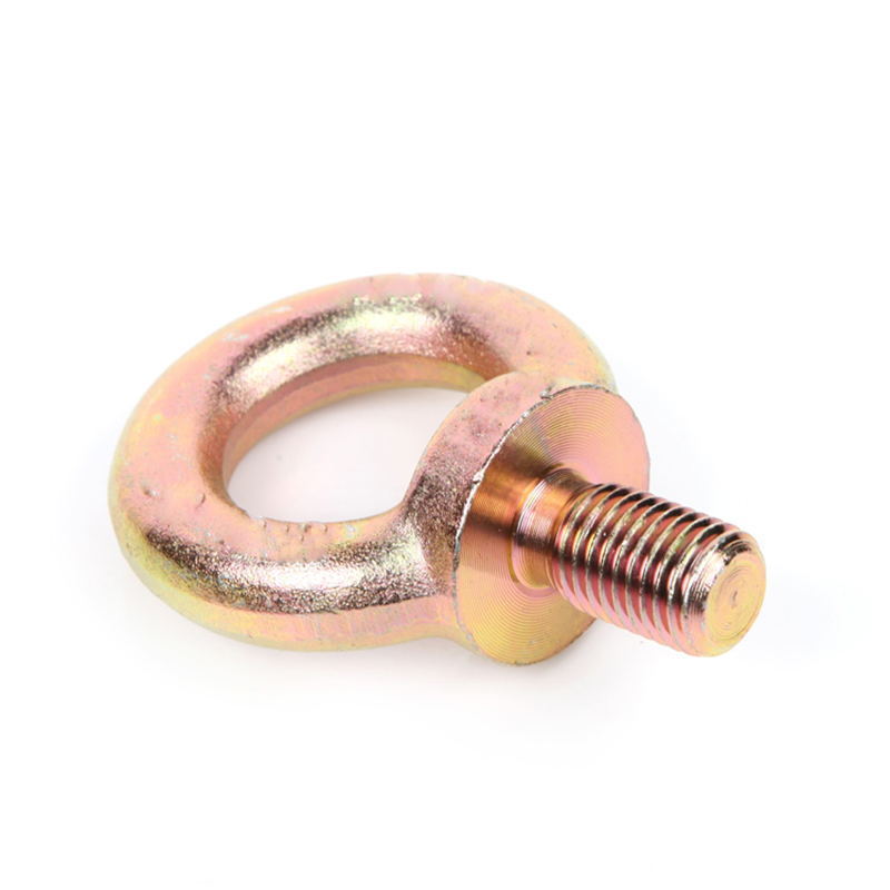 High Strength Grade 4.8 8.8 10.9 12.9 Steel Color Yellow Zinc Plated DIN580 Eye Bolts