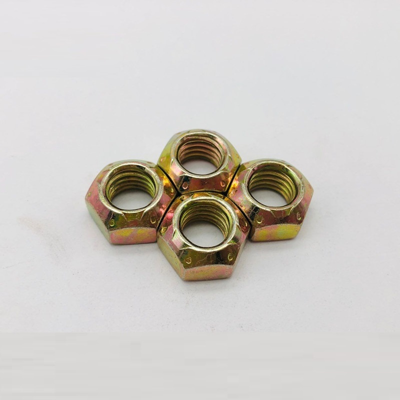 High Strength Grade 4 8 10 12 Steel Galvanized Blue White Zinc Plated DIN980V DIN980M All Metal Lock Nuts