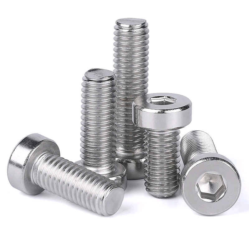 Stainless Steel A2-70 A4-80 SS201 SS304 SS316 DIN7984 Low Head Hex Socket Bolts