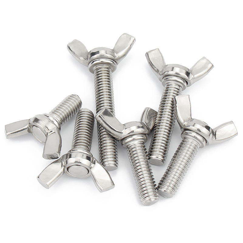 Stainless Steel A2-70 A4-80 SS201 SS304 SS316 DIN316 Butterfly Wing Bolts