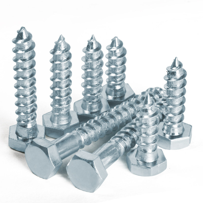 Stainless Steel SS304 SS316 SS201 Hexagon Head Hex Wood Screws