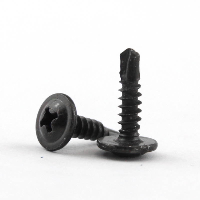 Black Phosphate Black Oxide Large Flat Head Drill Screw Self-drillng Screws