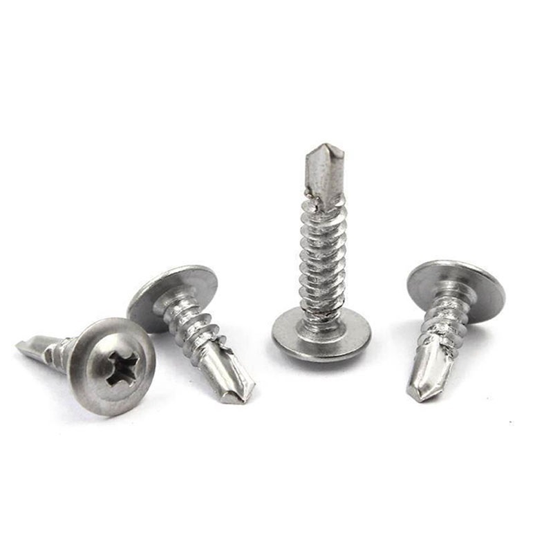 Stainless Steel Large Flat Head Drill Screw Self-drillng Screws