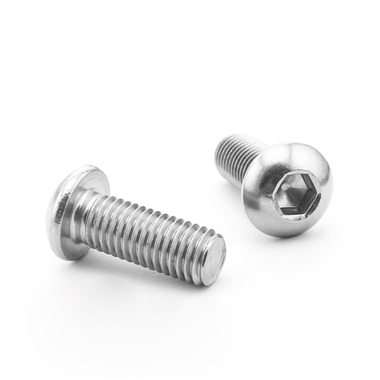 Stainless Steel A2-70 A4-80 SS201 SS304 SS316 ISO7380 Button Head Hex Socket Bolts