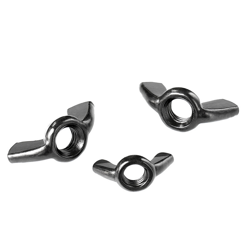 High Strength Grade 4 8 10 12 Steel Black Oxide DIN315 Butterfly Wing Nuts