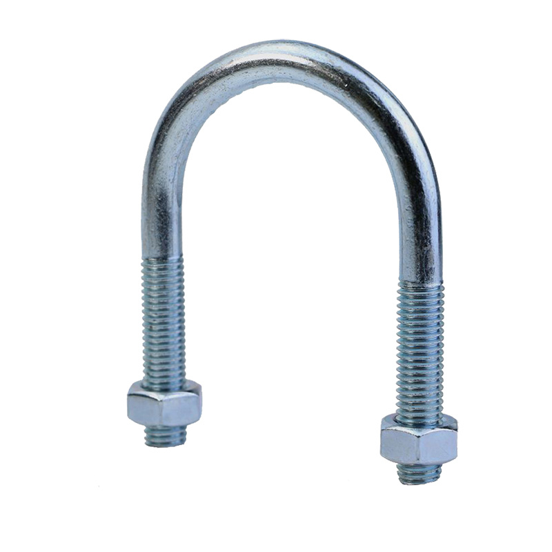 High Strength Grade 4.8 8.8 10.9 12.9 Steel Galvanized White Blue Zinc Plated DIN3570 U Bolts
