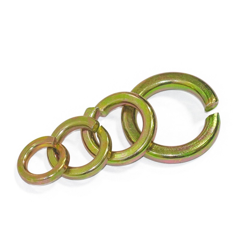 Color Yellow Zinc Plated Steel DIN127 Spring Washers-Hebei Chengyi