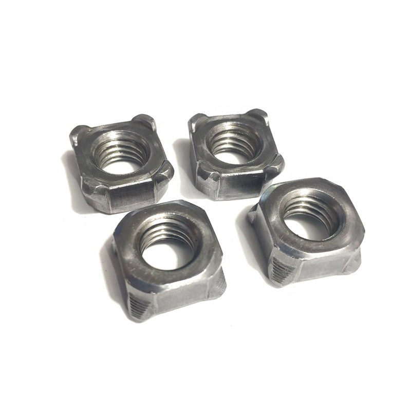 Stainless Steel A2-70 A4-80 SS201 SS304 SS316 DIN928 Square Weld Nuts
