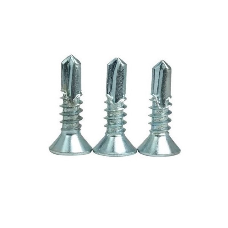 Zinc Plated Countersunk CSK Flat Head Drill Screw Self-drillng Screws