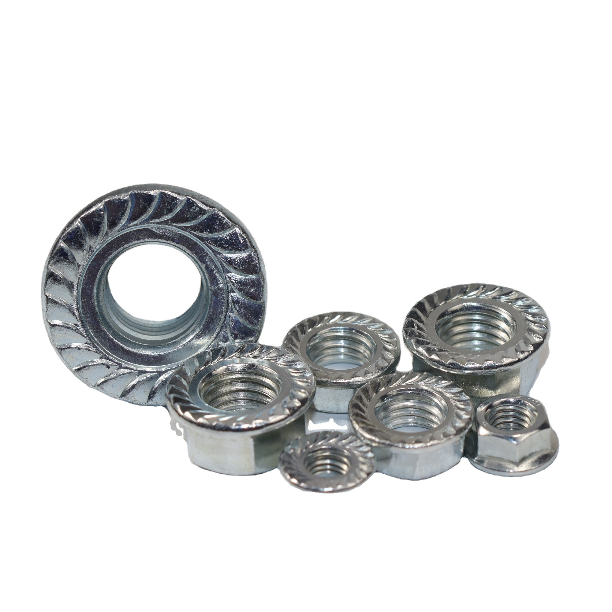 Stainless Steel A2-70 A4-80 SS201 SS304 SS316 DIN6923 Hex Flange Nuts