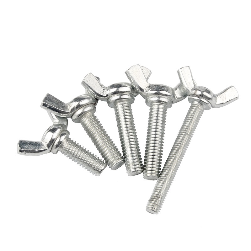 High Strength Grade 4.8 8.8 10.9 12.9 Galvanized White Blue Zinc Plated DIN316 Butterfly Wing Bolts