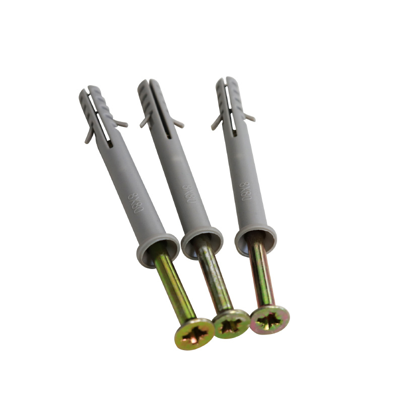 Nylon Plastic Wall Plug Anchor With Screws Plastic Expansion Anchor
