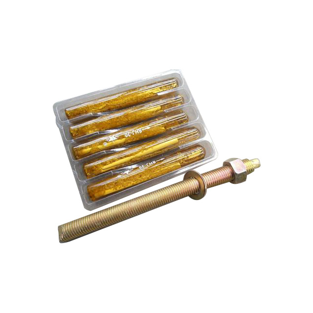 Color Yellow Zinc Plated Steel Chemical Anchor Bolts
