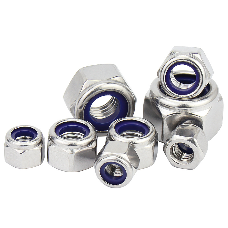 Stainless Steel A2-70 A4-80 SS201 SS304 SS316 DIN982 DIN985 Nylon Lock Nuts Nylock Nuts