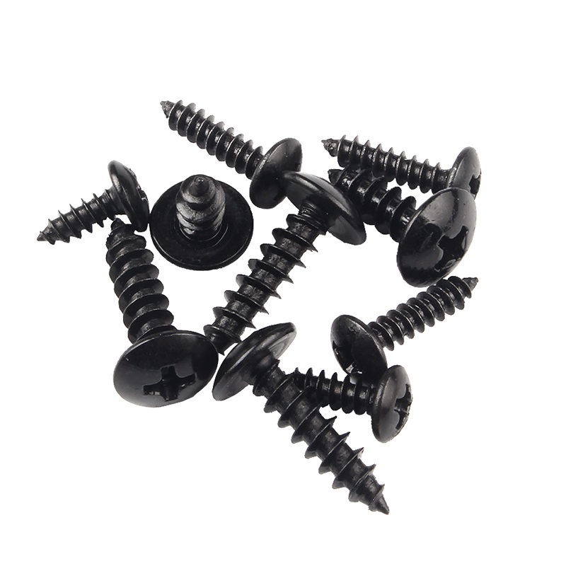 Black Phosphate Oxide Steel Pan Head Self-tapping Screws