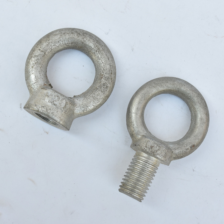 High Strength Grade 4.8 8.8 10.9 12.9 Steel Hot Dip Galvanized HDG DIN580 Eye Bolts