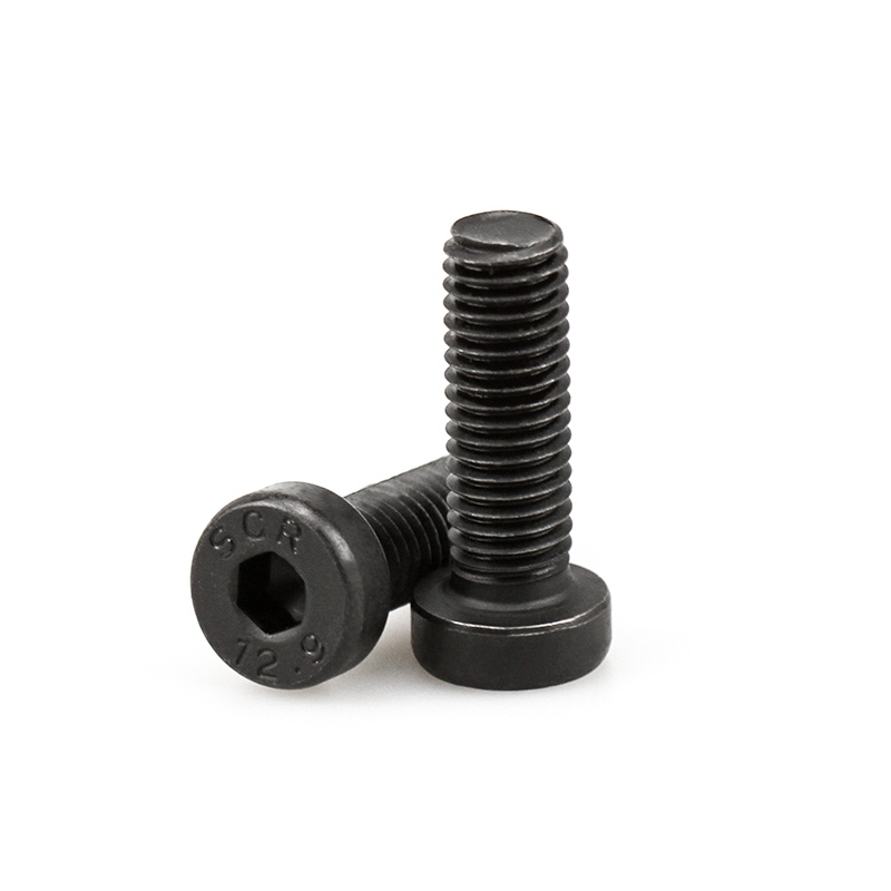 High Strength Grade 4.8 8.8 10.9 12.9 Steel Black Oxide DIN7984 Low Head Hex Socket Bolts