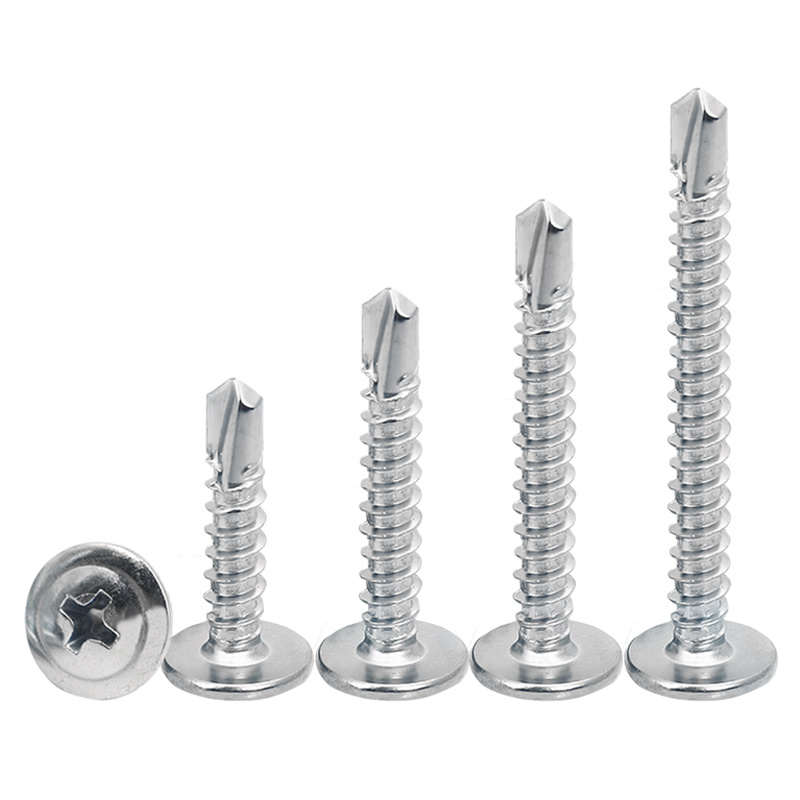 Stainless Steel Large Flat Head Drill Screw Self-drillng Screws