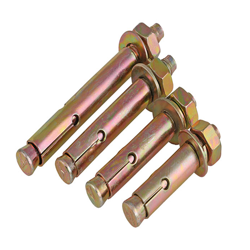 Color Yellow Zinc Plated Steel Elevator Expansion Bolts