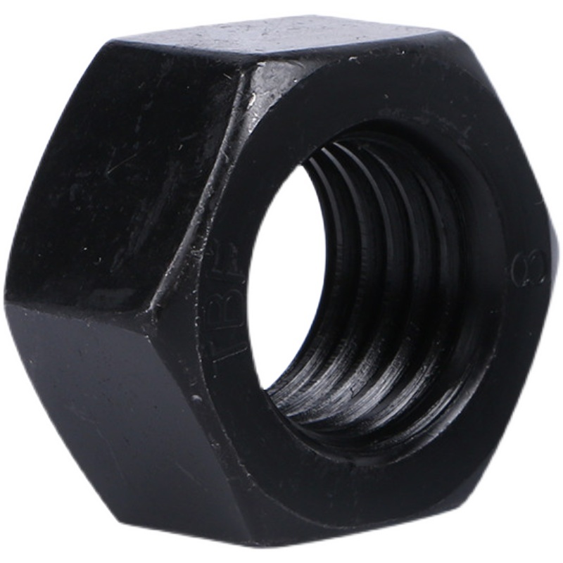 High Strength Grade 4 8 10 12 Steel Black Oxide DIN934 Hex Nuts