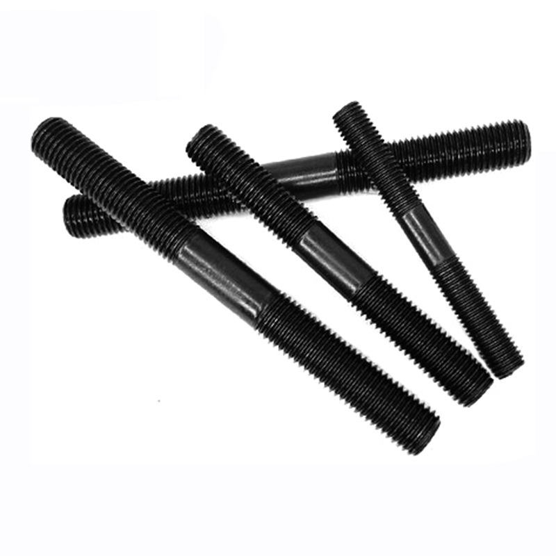 Black Oxide Stell DIN938 Double Ending Stud Bolts-Hebei Chengyi