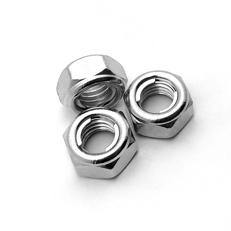 High Strength Grade 4 8 10 12 Steel Galvanized Blue White Zinc Plated DIN980V DIN980M All Metal Lock Nuts