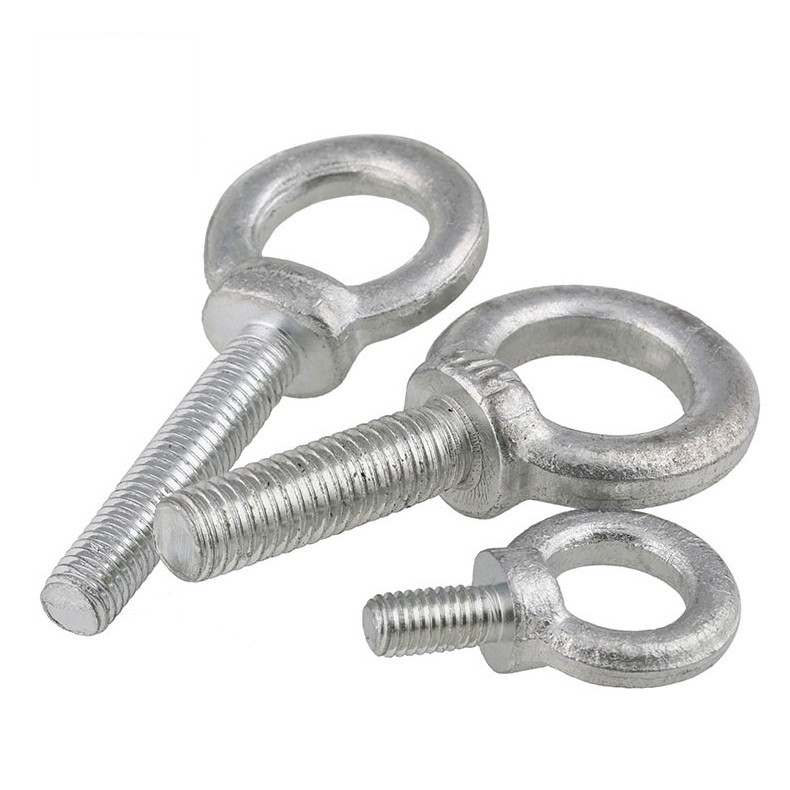 High Strength Grade 4.8 8.8 10.9 12.9 Steel Galvanized White Blue Zinc Plated DIN580 Eye Bolts