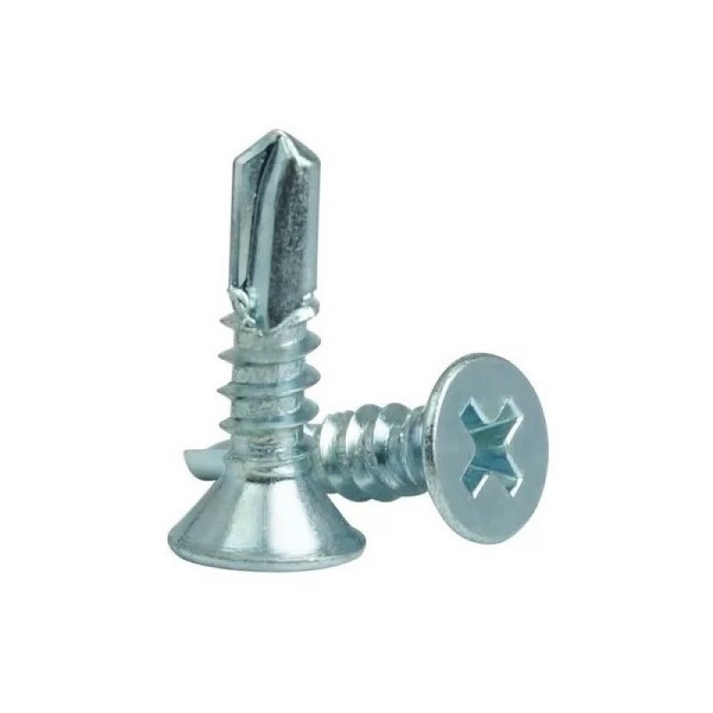 Zinc Plated Countersunk CSK Flat Head Drill Screw Self-drillng Screws