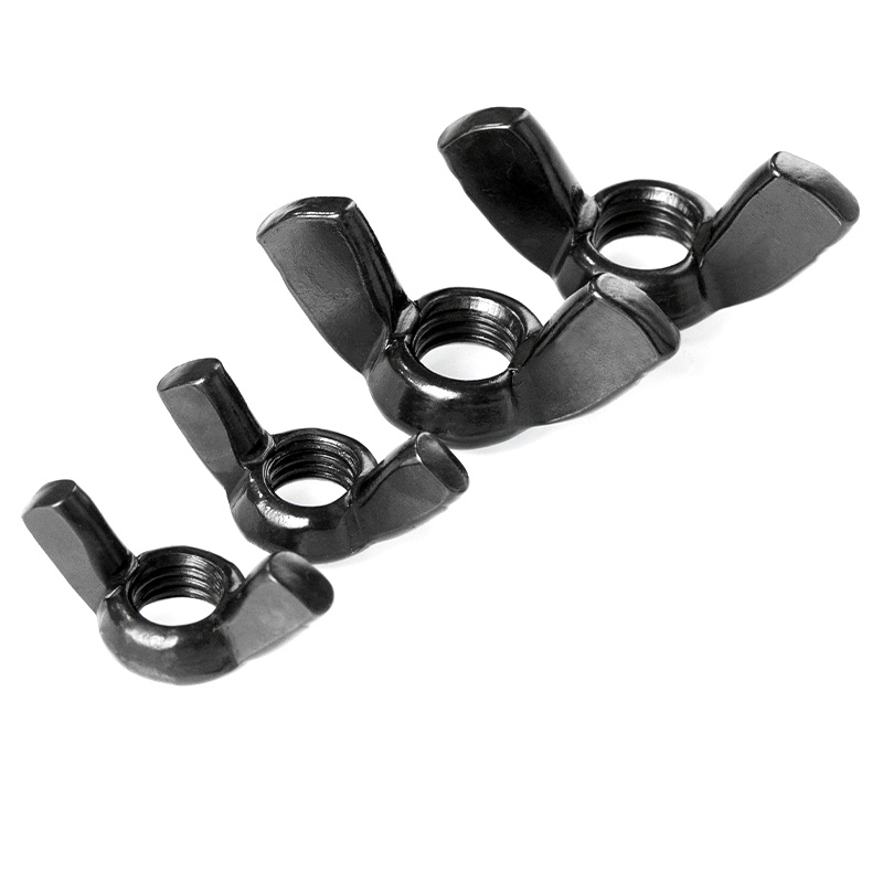 High Strength Grade 4 8 10 12 Steel Black Oxide DIN315 Butterfly Wing Nuts