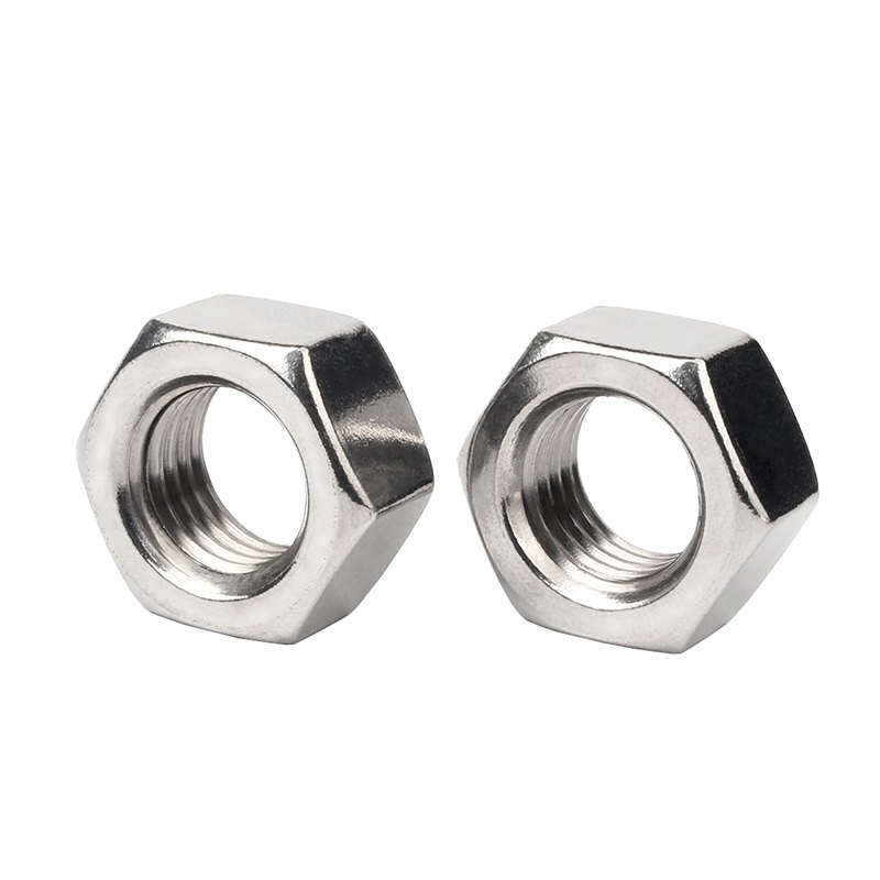 Stainless Steel A2-70 A4-80 SS201 SS304 SS316 DIN934 Hex Nuts