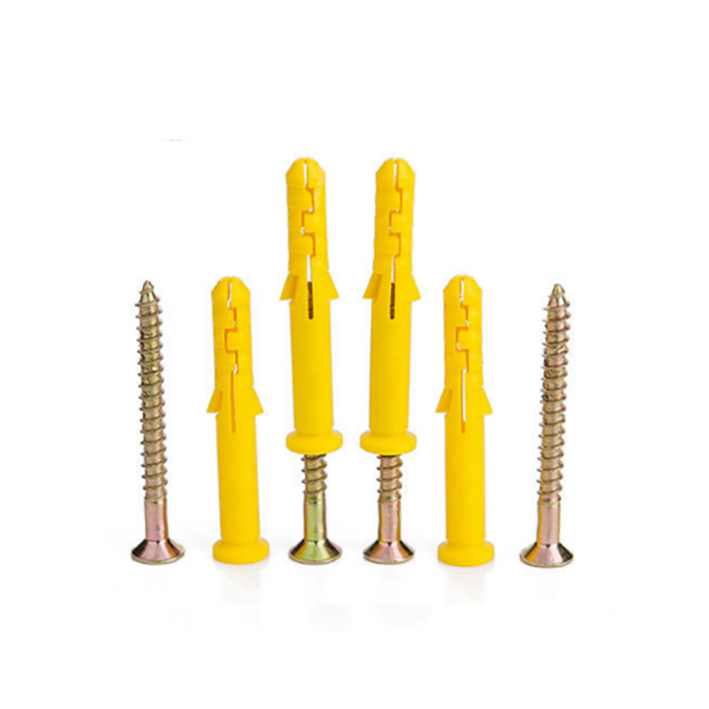 Nylon Plastic Wall Plug Anchor With Screws Plastic Expansion Anchor