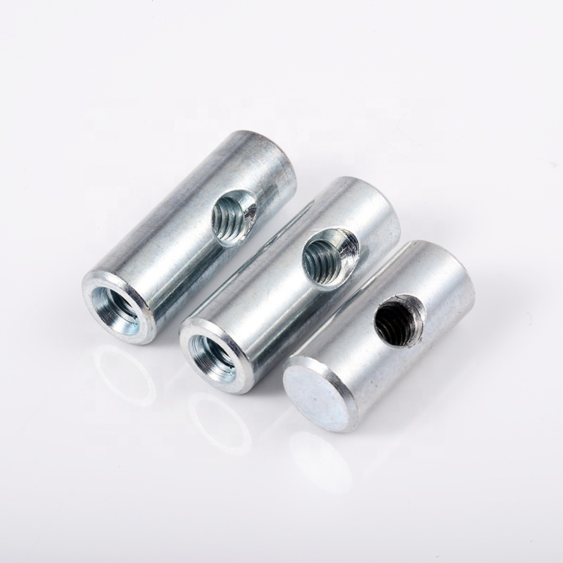 High Strength Grade 4 8 10 12 Steel Galvanized White Blue Zinc Plated DIN934 Hex Nuts