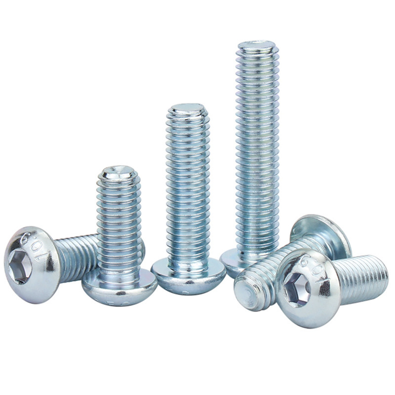 High Strengh Grade 4.8 8.8 10.9 12.9 Black Oxide ISO7380 Button Head Hex Socket Bolts