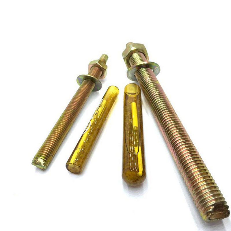 Color Yellow Zinc Plated Steel Chemical Anchor Bolts-Hebei Chengyi