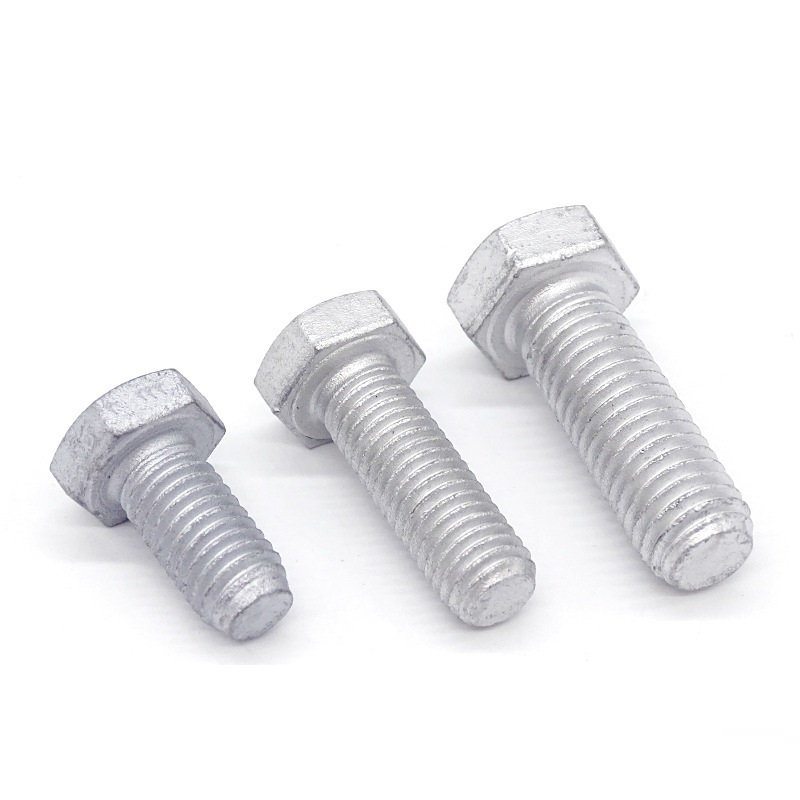 Grade 4.8 Carbon Steel DIN931 DIN933 Hot Dip Galvanized HDG Hex Bolts