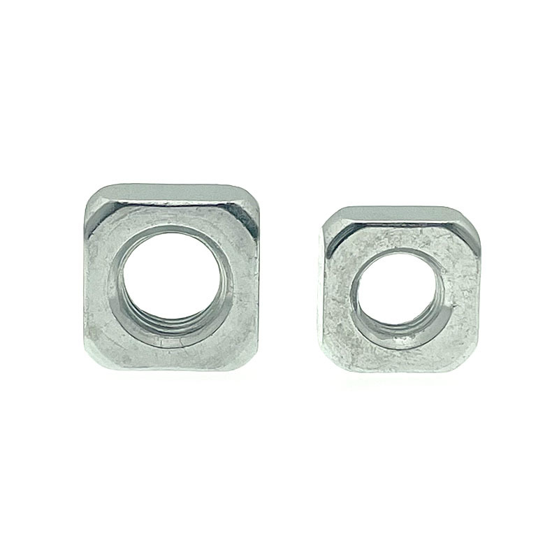 High Strength Grade 4 8 10 12 Steel Galvanized Blue White Zinc Plated DIN577 Square Nuts