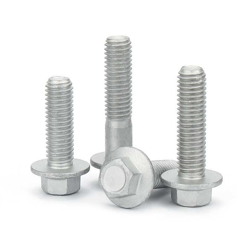 High Strength Grade 4.8 8.8 10.9 12.9 Black Oxide DIN6921 Flange Bolts