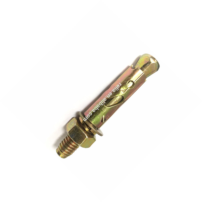 Color Yellow Zinc Plated Steel Elevator Expansion Bolts