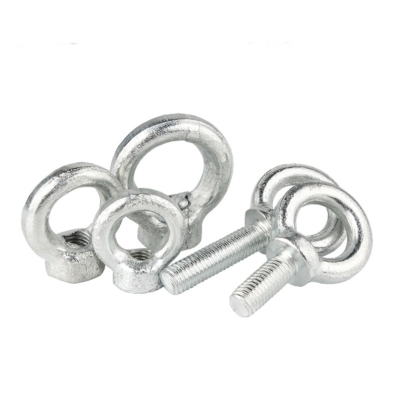 High Strength Grade 4.8 8.8 10.9 12.9 Steel Galvanized White Blue Zinc Plated DIN580 Eye Bolts